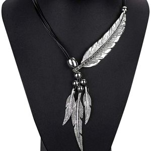 FEATHER Multi ROPE CS Necklace